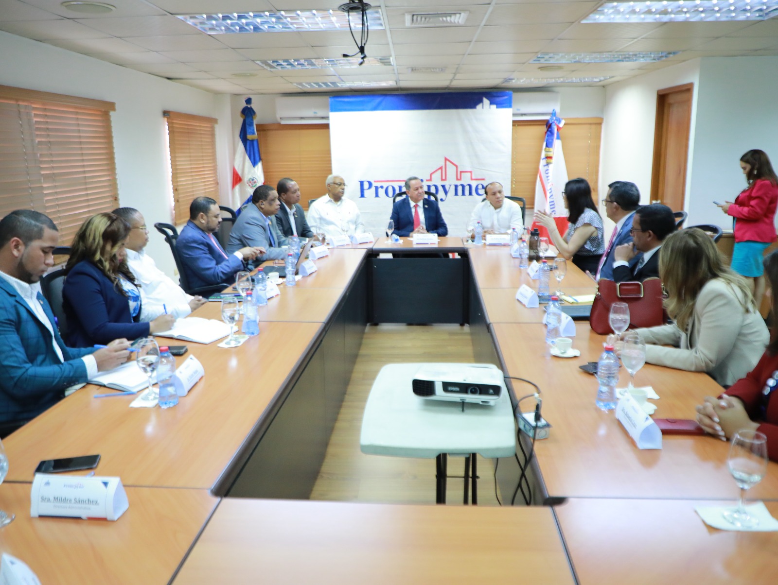 Director de Promipyme sostiene diálogo con la DGII Y TSS